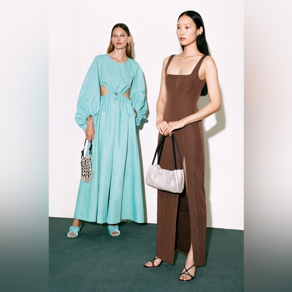 Staud Ivy Cut-Out Maxi Dress 👗 in Crystal Waters​​​ - Picture 13 of 13